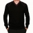 <a title='Offrir un coffret cadeau' href='http://weezoom.tumblr.com/post/12599300822/coffret-cadeau' style='text-decoration:none; color:#333' target='_blank'><strong>Coffret cadeau</strong></a> : Pull en Soie Up by Renoma col V Noir surpiqué parme