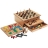 Coffret de jeux en bois 8 en 1