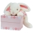 Coffret Lapin Bonbon Rose 30 cm