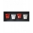 COFFRET NOIR 8 CL ROUGE/BLANC/ROUGE SATINE/BLANC KILIMANDJARO prodes2 2 Vichy rouge+ 2 rouge -