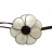 Collier / Pendentif Florosa Negro Blanco