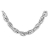Collier acier maille
