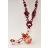 Collier AROMA Rouge en forme de COEUR