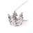 Collier Couronne or blanc