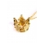 Collier Couronne or jaune