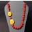 Collier Enamorado Jaune Rouge