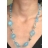 Collier Nuggets Bleu ciel