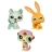 Colonne 3 Petshops : Husky, Mangouste et Lapin