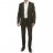 Costume cintré 100% laine Marron foncé