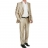 Costume de cérémonie beige chinzé semi cintré
