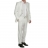 Costume de cérémonie blanc crème semi cintré