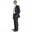 Costume Semi Cintré Gris anthracite super 150'S