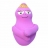 Coussin barbamama violet 16 cm