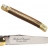 Couteau Laguiole manche en bois de Palissandre avec personnalisation sur lame