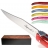 Couteaux Laguiole à steack manche en plexiglas de couleurs assorties. Compatible lave-vaiselle