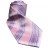 Cravate club madras rose et ciel