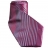 Cravate club Passion Framboise