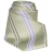 Cravate club vert doux et rayures lilas