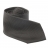 Cravate en soie faux uni à petits ronds anthracite