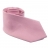 Cravate en soie faux uni rose