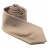 Cravate en soie unie beige