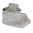 Cravate Grise motifs<a title='composition florale pour la saint-valentin' href='http://www.familyby.com/boutiques/detailCategorie/4211' style='text-decoration:none; color:#333'><strong> fleur</strong></a>is ton sur ton