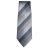 CRAVATE HOMME CLUB SOIE - Rayures Larges Grises