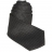 Cravate mi-slim noire points blancs