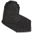 Cravate noire petites pyramides blanches