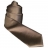 Cravate Tendance Slim <a title='Offrir du chocolat à la saint-valentin' href='http://www.familyby.com/boutiques/detailCategorie/4222' style='text-decoration:none; color:#333'><strong>chocolat</strong></a> satinée