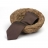 Cravate unie Chocolat intense