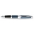 CROSS Stylo Plume - Laque Bleu glace - plume or 750/1000ème rhodiée taille large