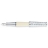 CROSS Stylo Plume - Laque Ivoire et chrome - plume or 750/1000ème rhodiée taille medium