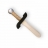 Dague noire en bois