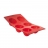 DeBuyer Moulflex rouge - Moule en silicone : Moules diamant 17.5 x 30 cm, soit 6 alvéoles