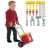 Diable + boite à outils