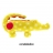 Doudou coton bio - Crocodile