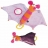 Doudou hochet chauve souris