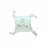 Doudou plat velours Petit Ange bla/arg