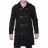 Duffle Coat noir Ferrucci