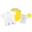 DUO TSHIRT PERE L / FILLE FAMILLE COMPLICE BLANC