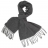 Echarpe en Laine Anthracite