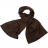 Echarpe en Laine Marron losanges Noirs