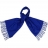 Echarpe en laine Mérinos bleue foncée
