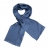 Echarpe en Soie Bleue unie