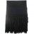 ECHARPE REVERSIBLE EN LAINE - Noir & Bleu
