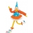 Elfe macaron jupe orange et bleu lŽoiseau bateau