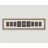 Emde Cadre Photo Multivues Emde bord bois exotique taupe et fond zibeline 33x128 cm