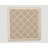 Emde Pêle mêle à élastiques Emde en bois patiné ivoire fond tissu et ruban tissu coton 90,8x90,8 cm