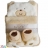 Ensemble couverture-bonnet-chaussons Doudou et Compagnie